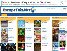 Tablet Screenshot of escapethis.net